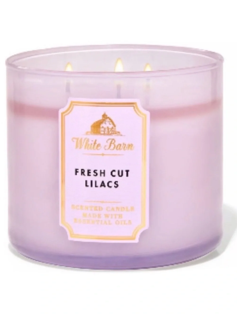 Bath & Body Works Fresh Cut Lilacs 3 Wick Candle